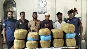 কাপাসিয়ায় ৪০ কেজি গাঁজাসহ মাদক ব্যবসায়ী আটক