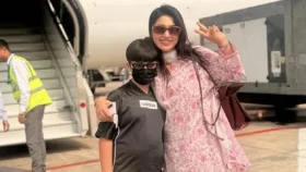 জন্মদিনে ছেলেকে নিয়ে কক্সবাজারে অপু বিশ্বাস