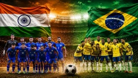 কলকাতায় আজ ব্রাজিল-ভারত ম্যাচ, ফুটবলবিশ্বে বাড়ছে আগ্রহ