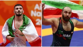 এশিয়ান গেমস ফ্রিস্টাইল কুস্তিতে ইরানের দুই স্বর্ণপদক