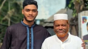 ছেলেকে থানায় দেখতে গিয়ে বাবা গ্রেপ্তার
