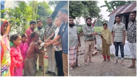 মানবিক সহায়তার হাত বাড়ালো মিডিয়া ফ্রন্ট লাইন