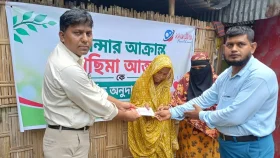 ক্যান্সার আক্রান্ত নাছিমা আক্তারের পাশে মিডিয়া ফ্রন্ট লাইন