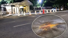 মধ্যরাতে প্রধানমন্ত্রীর কার্যালয়ের সামনে ককটেল বিস্ফোরণ