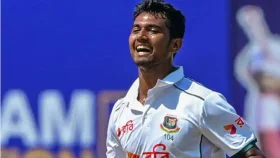 হ্যাটট্রিক করে ইতিহাস গড়লেন হাসান মাহমুদ