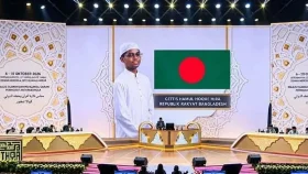 মালয়েশিয়ায় কুরআনের তিলাওয়াতে বিশ্বজয়ী বাংলাদেশের এহতিশামুল