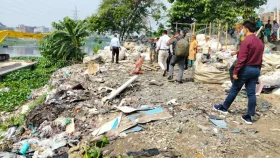 বুড়িগঙ্গার ইসলামবাগে ৫০ অবৈধ স্থাপনা উচ্ছেদ