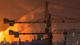 সৌদি আরামকোর ভবনে হামলা, আগুন