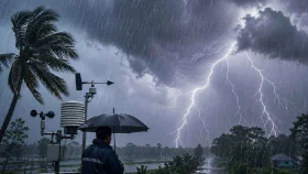 দুপুরের মধ্যে যেসব অঞ্চলে বজ্রবৃষ্টি হতে পারে