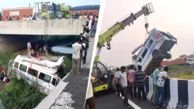 ভারতের রাজস্থানে এক্সপ্রেসওয়েতে বাস দুর্ঘটনা, নিহত ৮; আহত ১৭