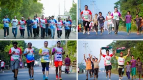 সুস্থতার বার্তা নিয়ে নরসিংদীতে দেড় হাজার প্রতিযোগীর ম্যারাথন