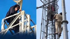 বিয়ের দাবিতে উঁচু টাওয়ারেরে চুড়াই তরুণী, নামলেন অনলাইনে বিয়ের পর