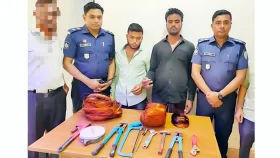 শ্রীমঙ্গলে ট্রান্সফরমারের চোরাই মালামাল উদ্ধার, আটক ২