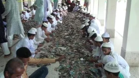 পাগলা মসজিদ এর দানবাক্সে ২৩ বস্তা টাকা, চলছে গণনা