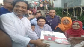 গোপালগঞ্জের ঘাঘর নদীতে নৌকাবাইচ অনুষ্ঠিত