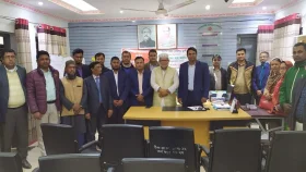 ব্রাহ্মণপাড়ায় পাঁচ কর্মকর্তাকে বিদায়ী সংবর্ধনা