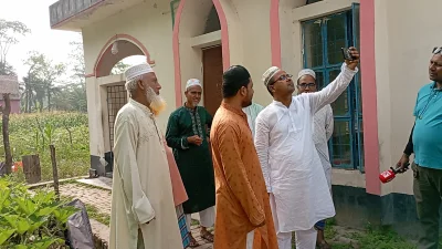 পিরোজপুরে ঈদ উদযাপন। ছবি: খবর সংযোগ 