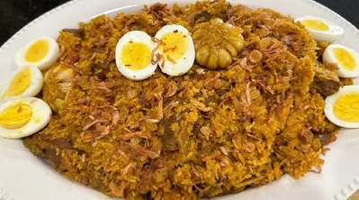 ঝুরা মাংসের খিচুড়ি