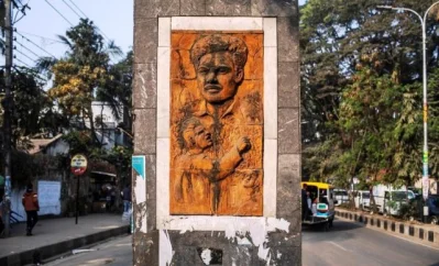 শহীদ আসাদের প্রতিকৃতি