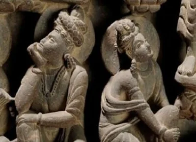 তক্ষশিলায় প্রাপ্ত মূর্তি।