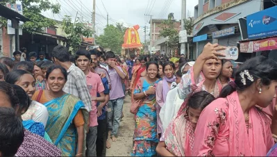 ফুলবাড়ীতে শ্রীশ্রী জগন্নাথ দেবের রথযাত্রা  উৎসব